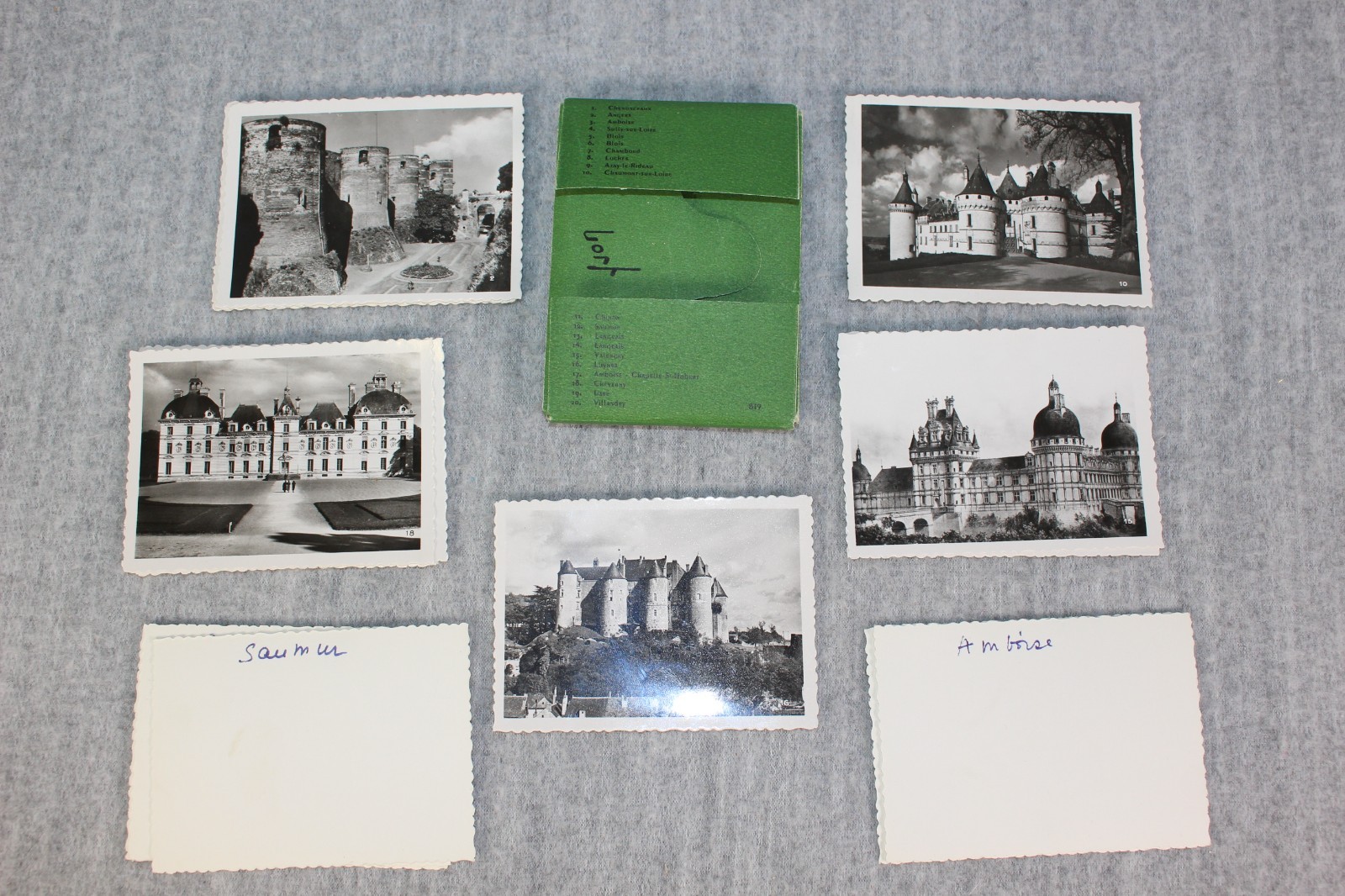 PARIS VINTAGE PHOTOGRAPHS Souvenir Photo Booklet Travel Postcard 1950s Mixed Lot
