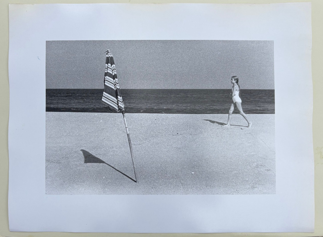 Litlle Girl Walking on a N.J. Beach 12 x 16 Photograph-1988?-Mark Bugzester