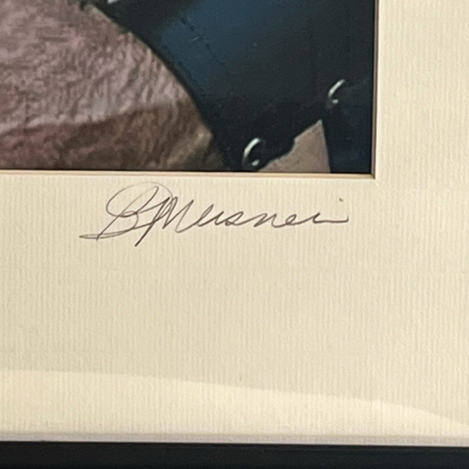 Framed B. Musner Photograph Color Gay Male Couple Erotica Signed Printed in USA