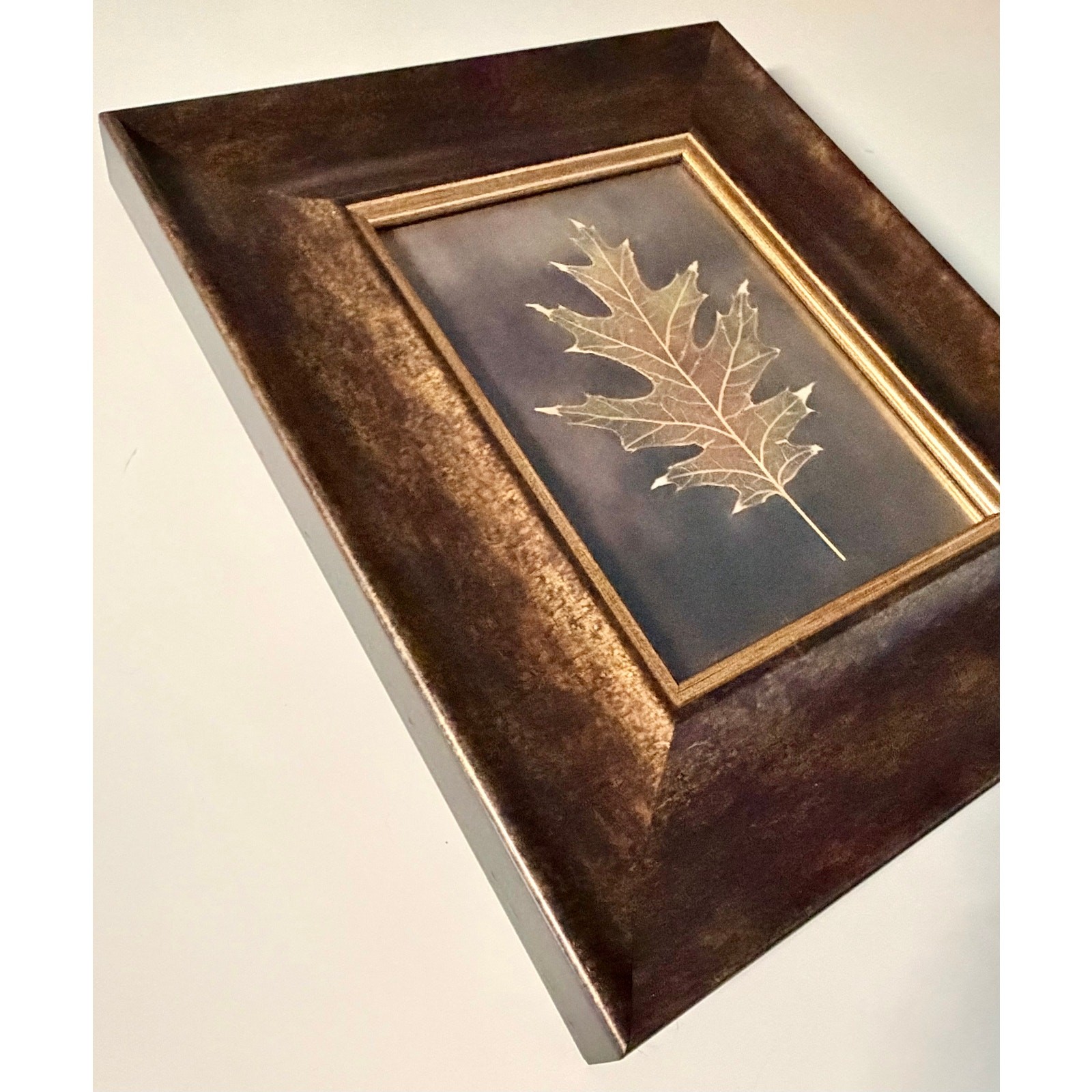 Julie Greenwood “Red Oak” Framed Botanical Print Botanical Wall Art Nature Decor