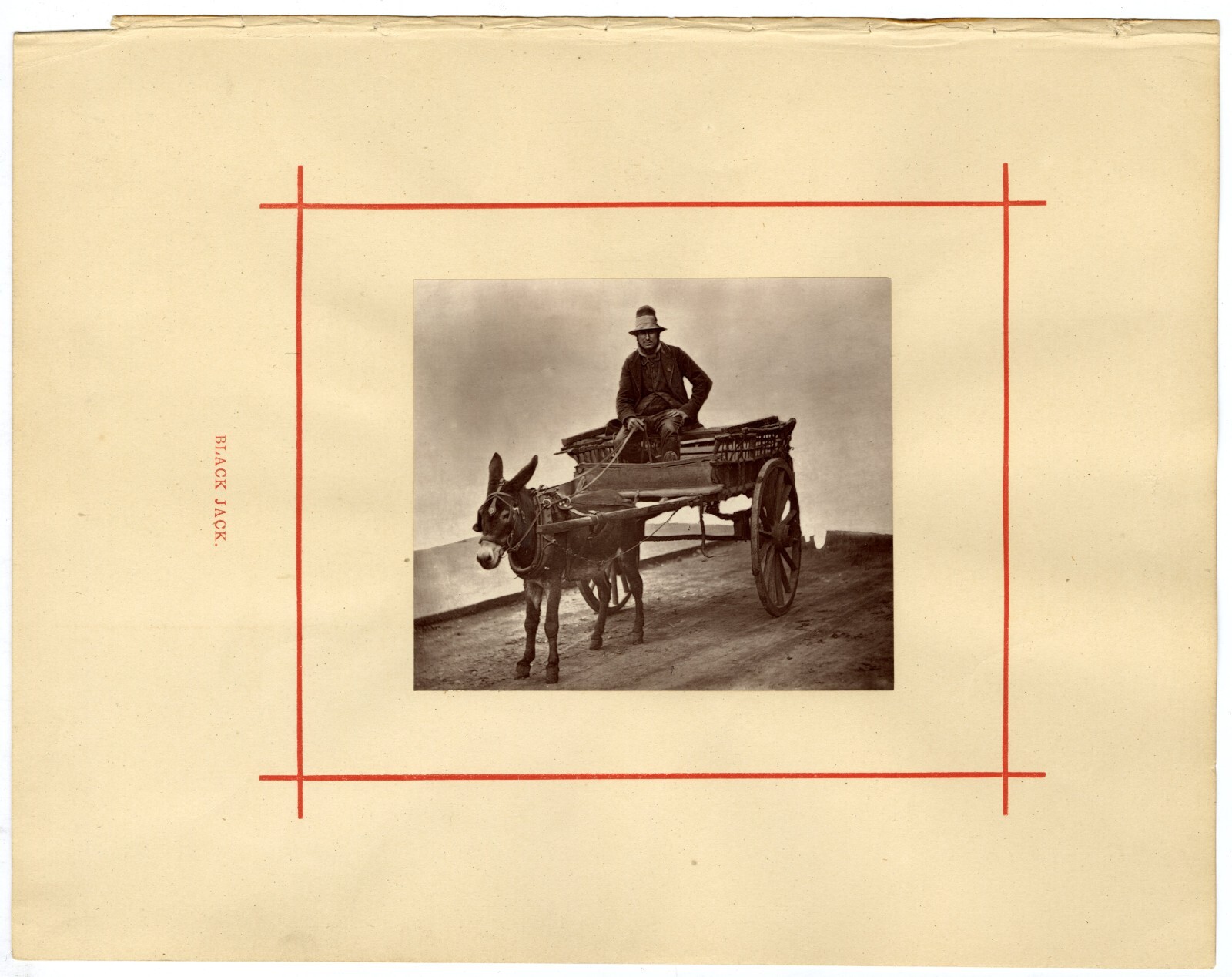 John Thomson, “Black Jack” 1877, Orig. Woodburytype from “Street Life in London”