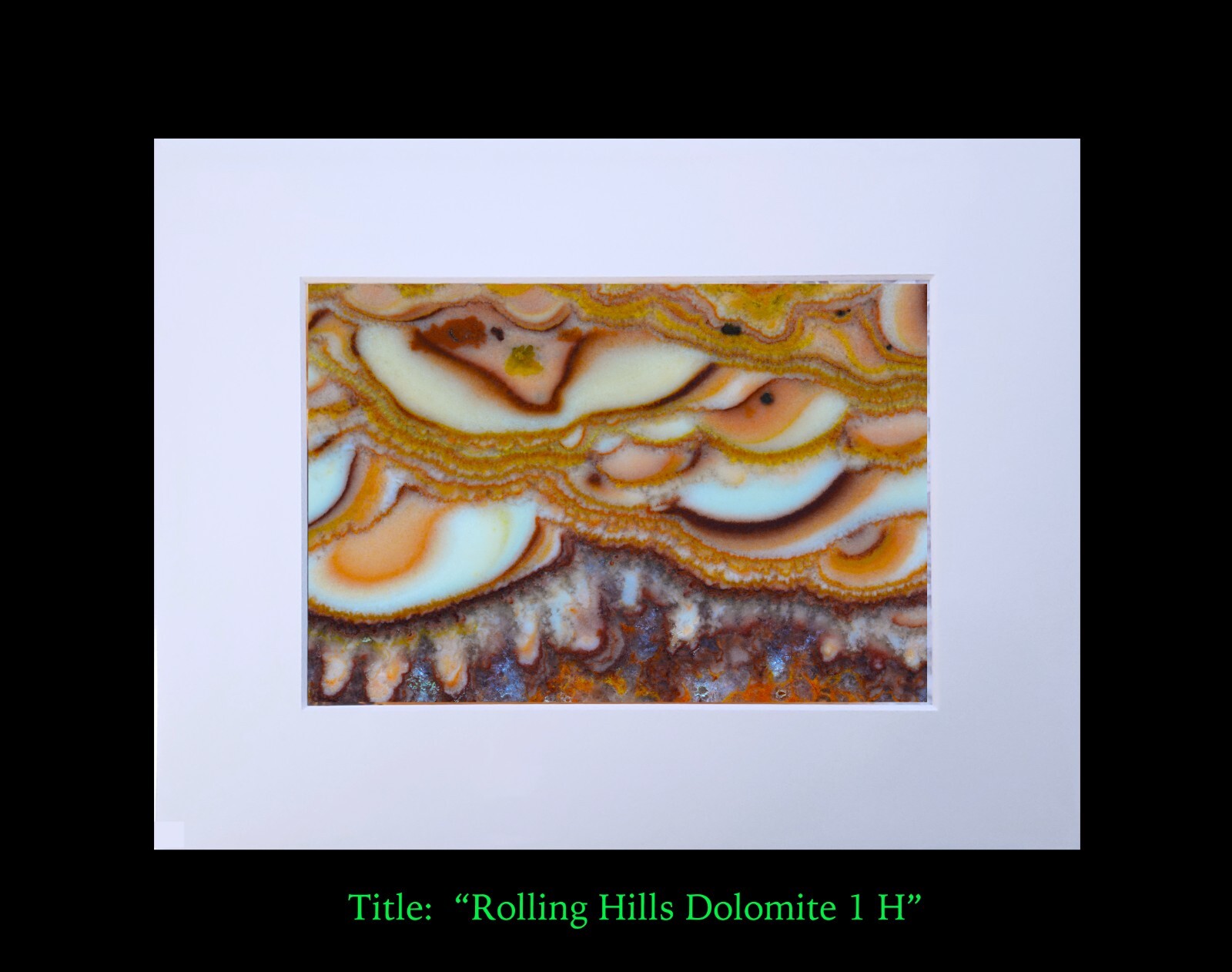 matted photograph, 5″x7″ print, mounted 3/16″ foam with 8″x10″ single white mat