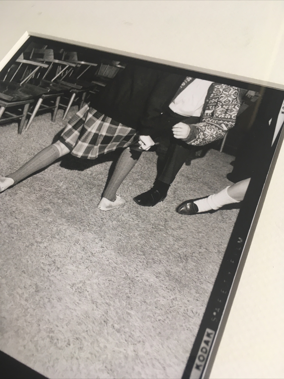 Framed 16 x 20 B/W Silver Gelatin Print VTG Photo Sigma Chi Dance Chicago 60’s
