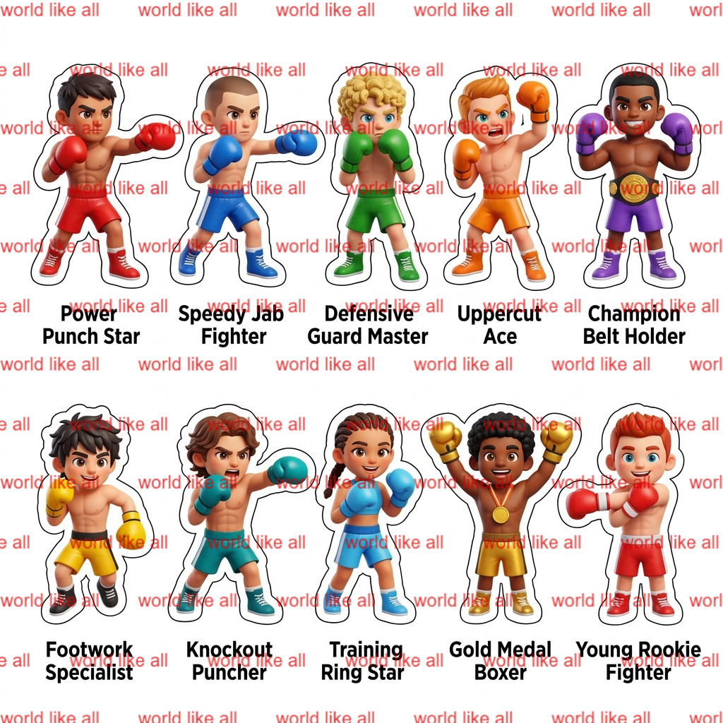Sports Sticker Mega Bundle for Kids | Cute 3D Cartoon 4k digital
