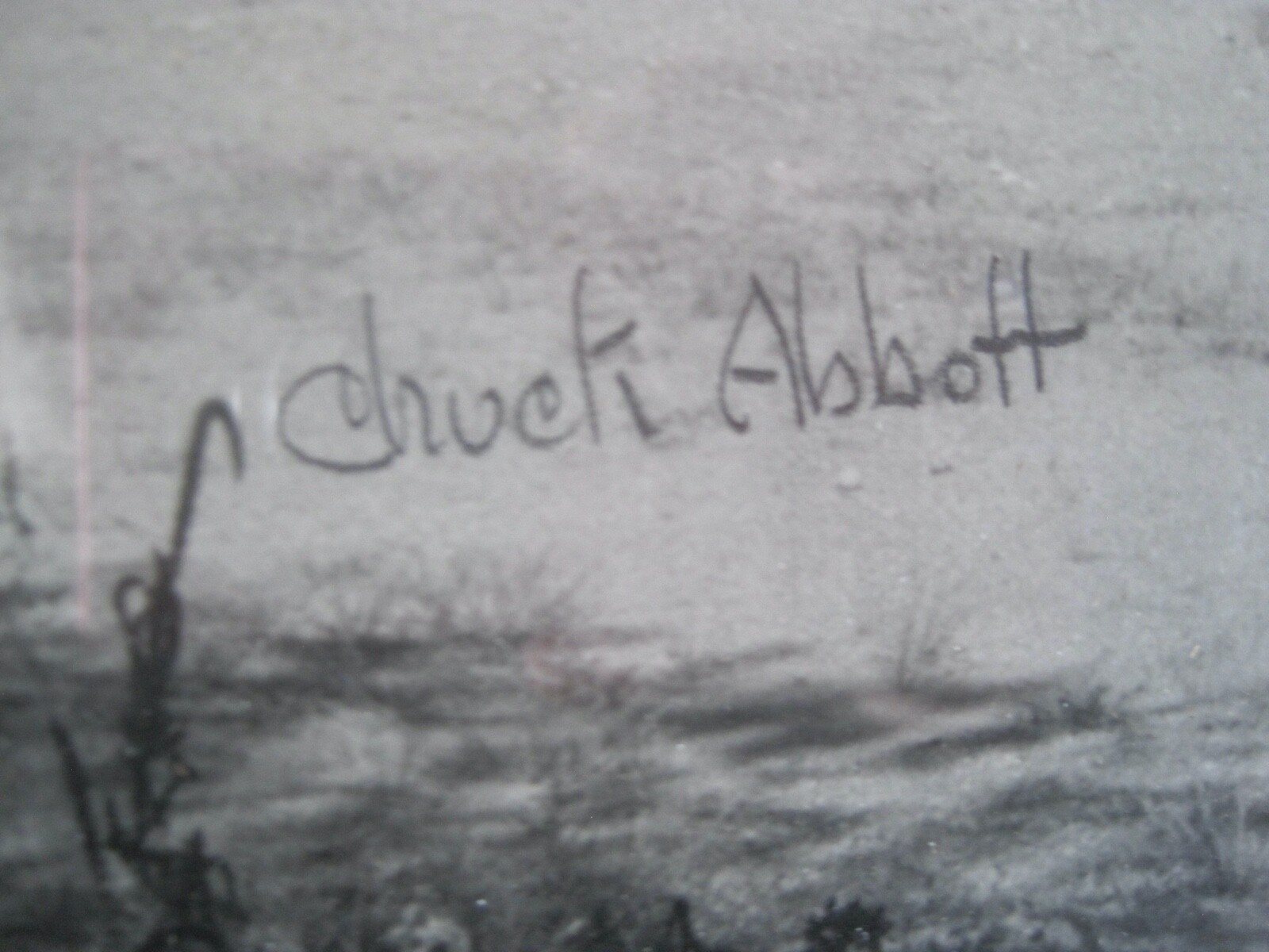Chuck Abbott Photo Black & White Architecture Church w/ Large Tree 16″ x 20″