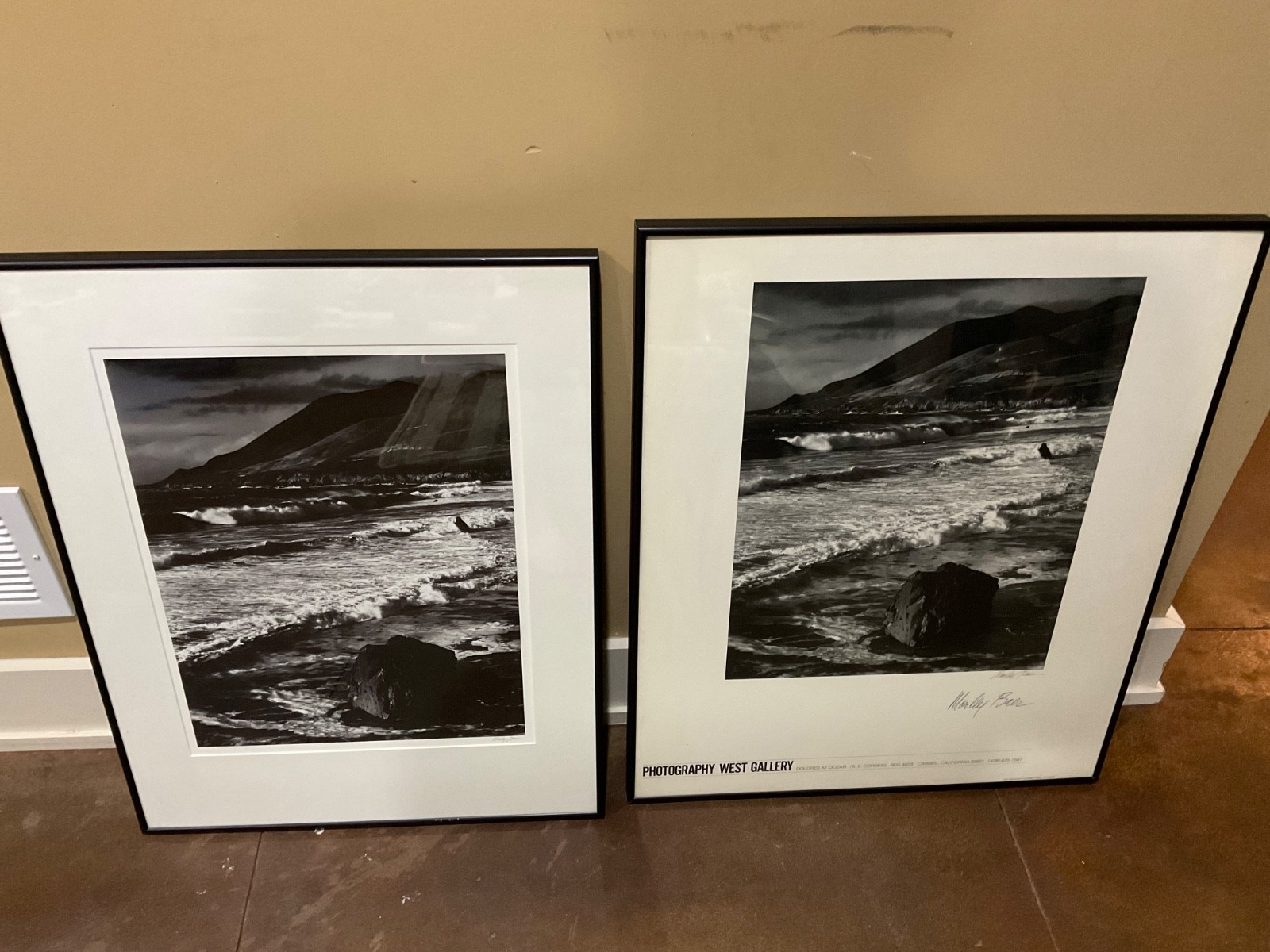 Winter Surf, Garrapata, Sur Coast, 1966 by photographer Morley Baer Signed!!