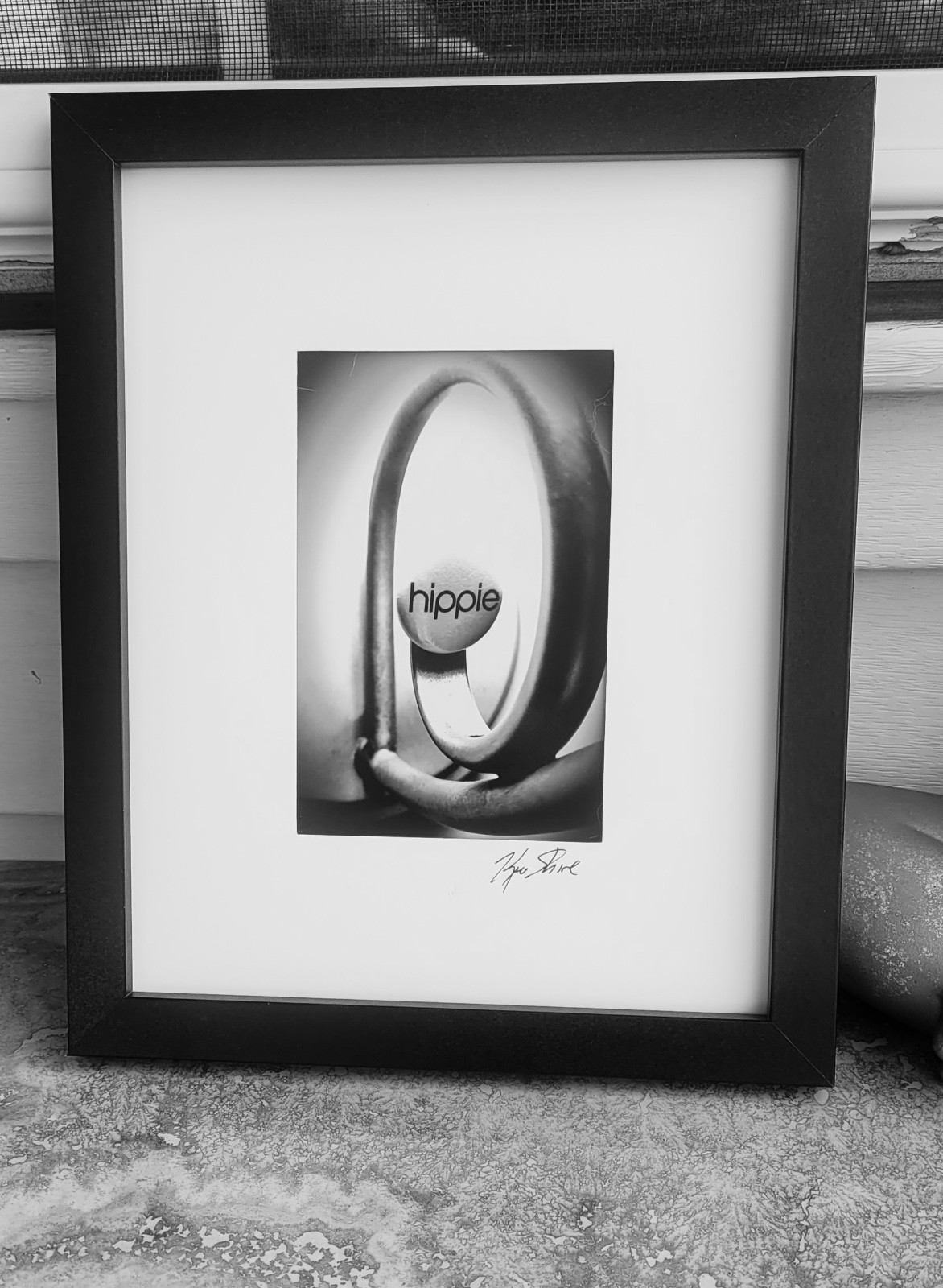 framed photograph #Hippie