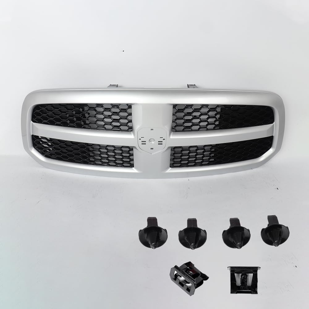 Front Grille Grill Assembly Compatible with 2013-2018 Ram 1500 & Ram 1500 Classi