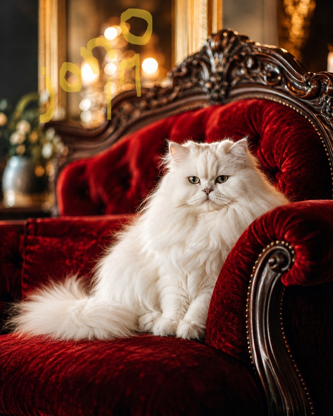 Digital Image Picture Photo Wallpaper Background Desktop AI Art – Persian Cat c