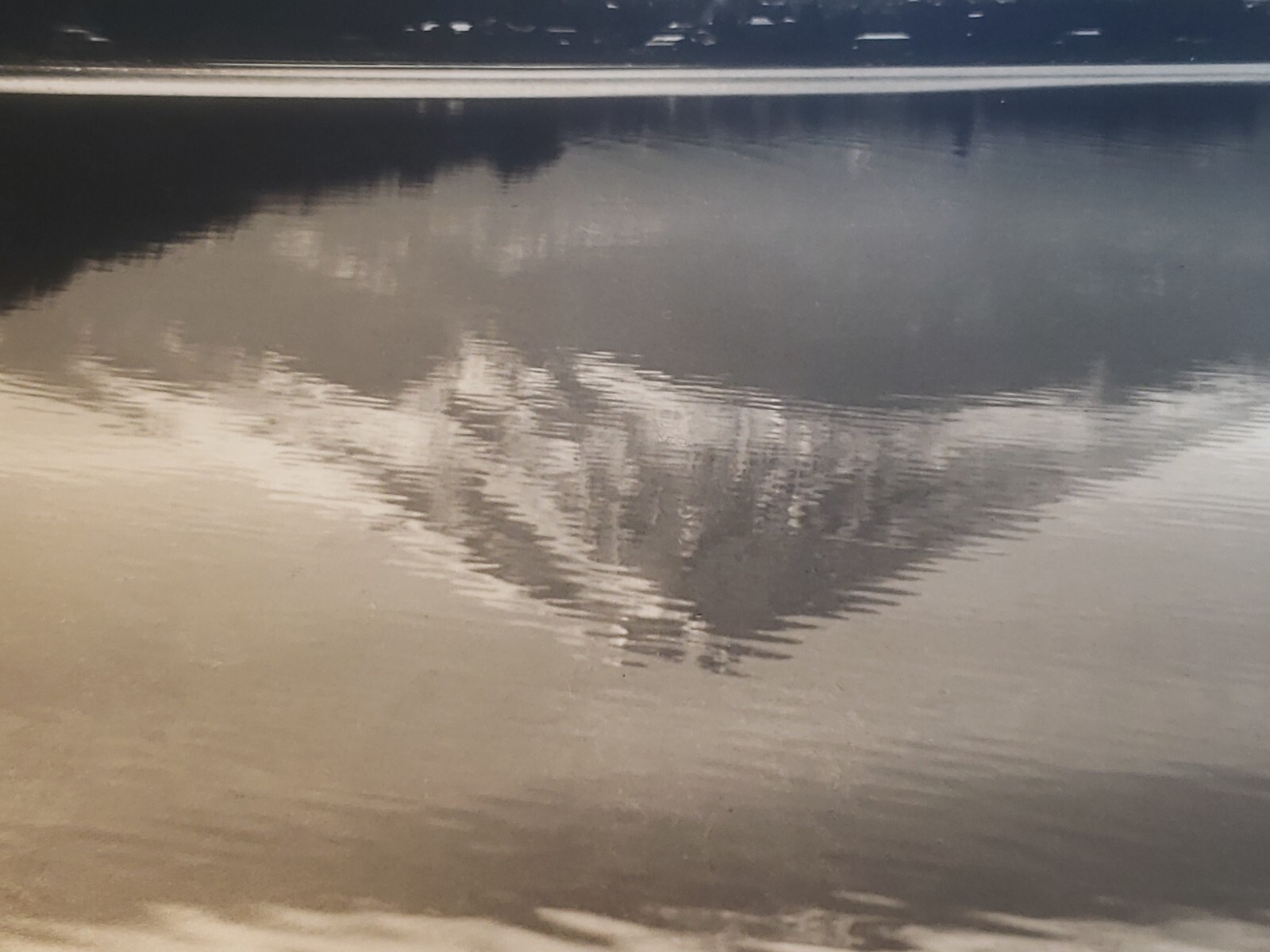Koyo Okada Vintage Silver Gelatin Print of Mt Fuji taken from Lake Kawaguchi