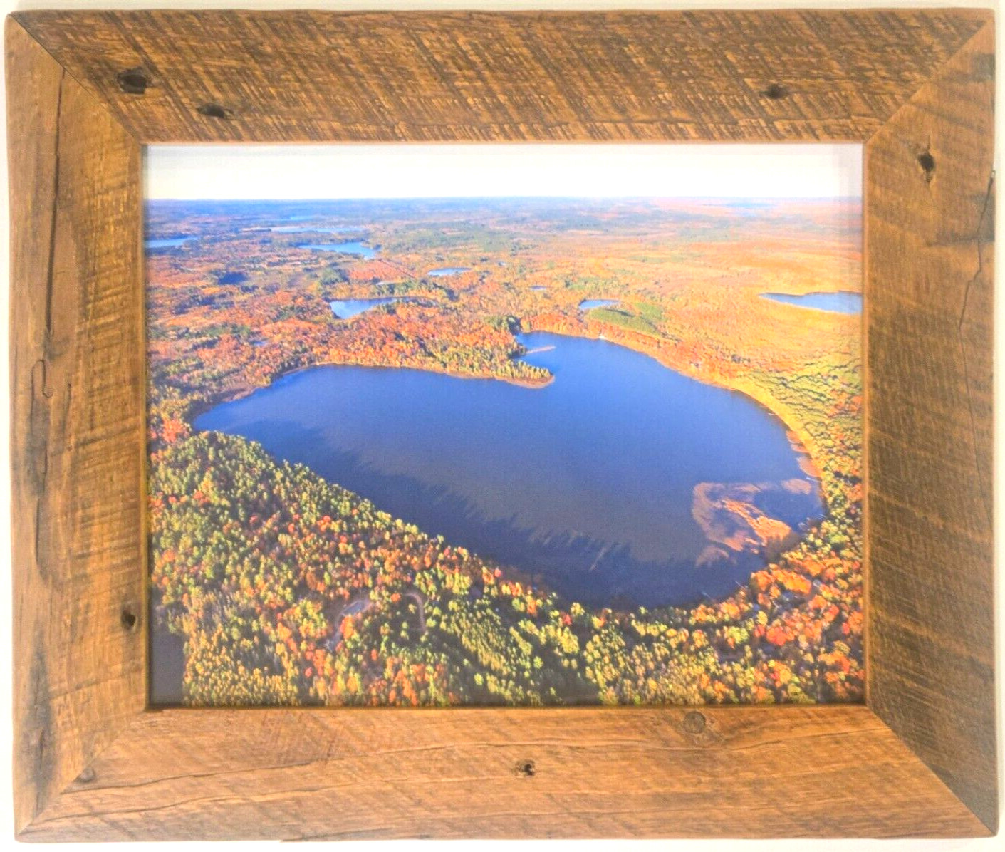 Boot Lake, Vilas County, Eagle River, Wisc. Overhead Photograph. Frame Optional.