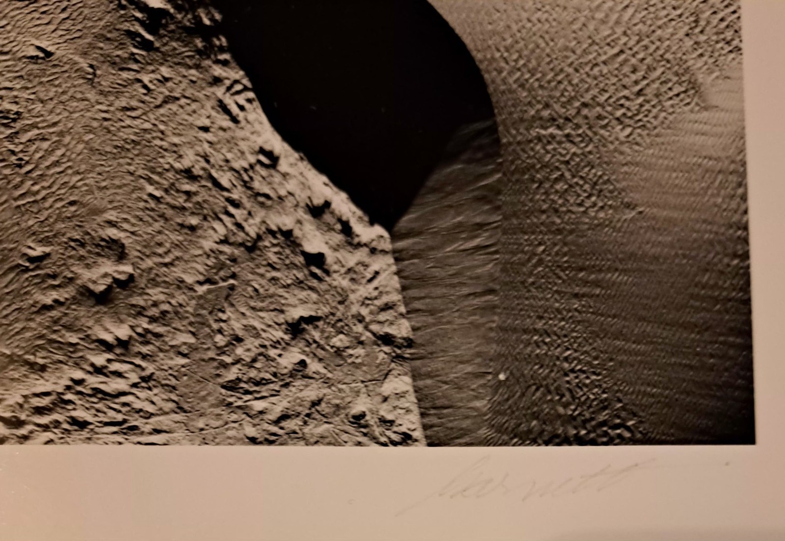 William Garnett “Sand Dune #1, Palm Desert” DOUBLE SIGNED Silver Gelatin Print