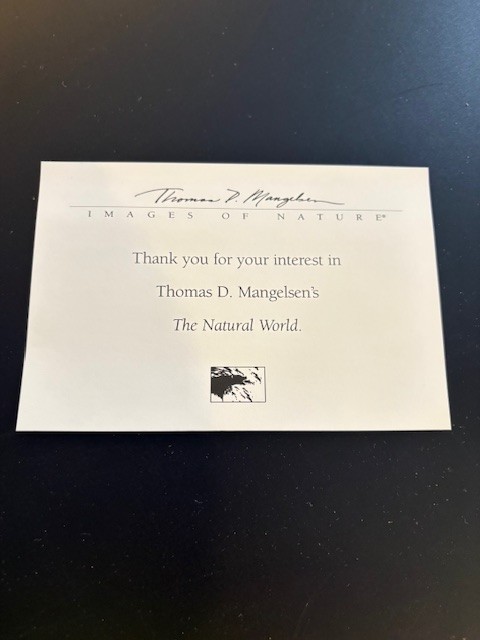 THE NATURAL WORLD ( Signed Limited Edition ) by Thomas D. Mangelsen #183/500