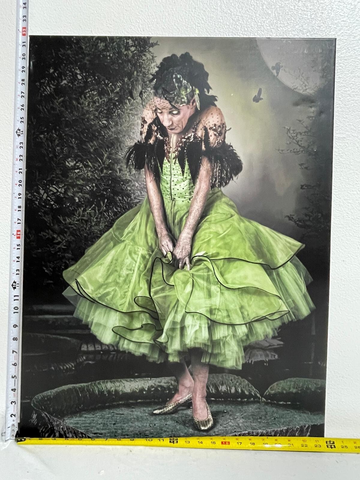 H Suhre “Like a Fairytale” Photograh of a Woman on Canvas
