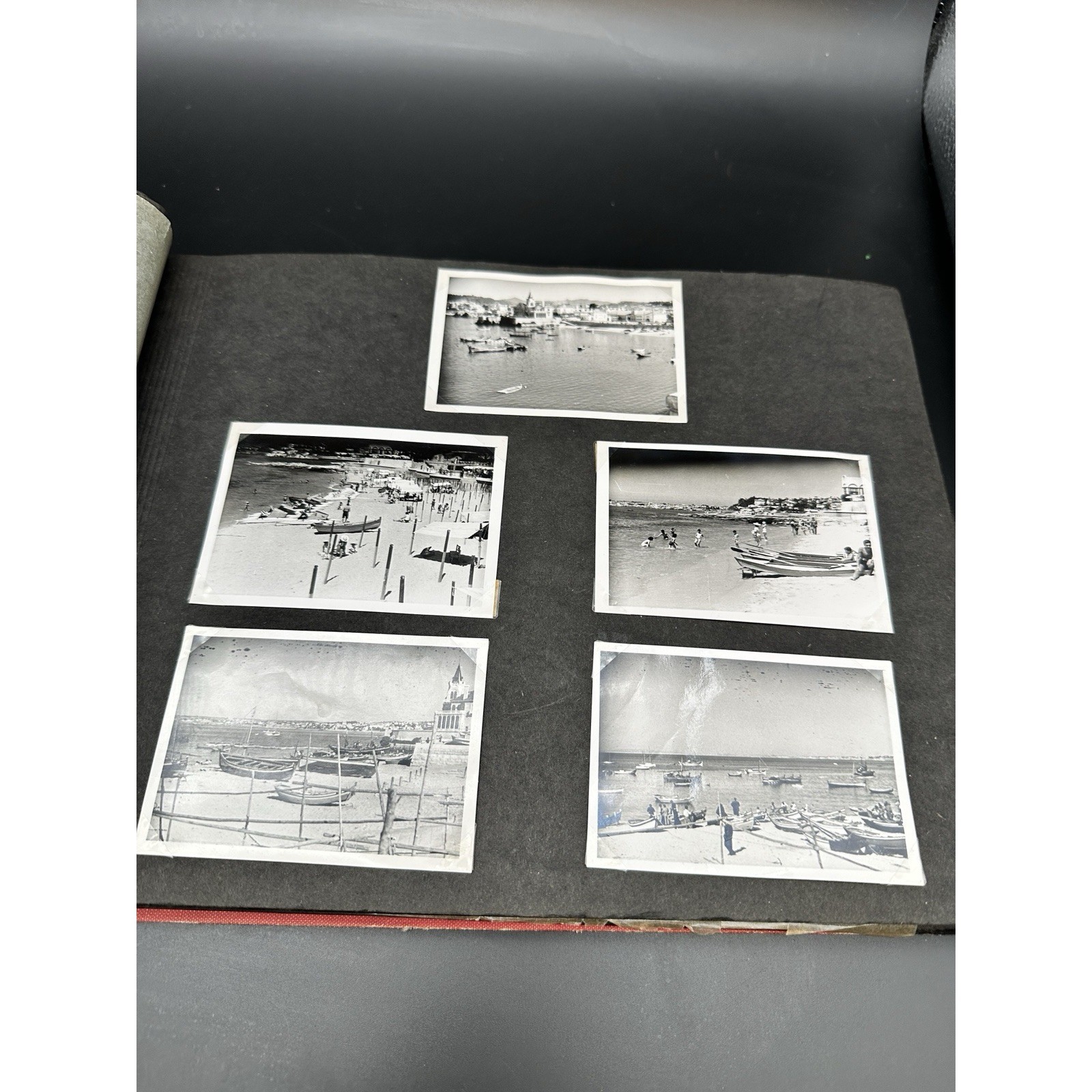 Antique Photo Album 1951 Post War Germany Sweden Portugal Travel Photographs JS